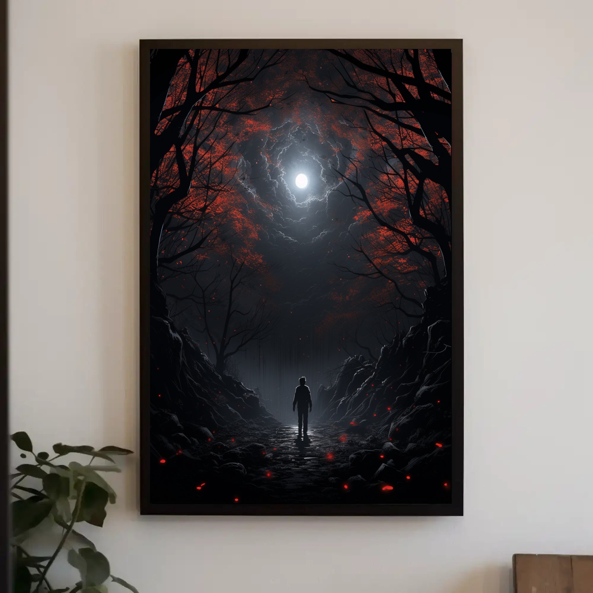 Moonlit Pathway Poster
