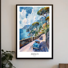 Amalfi Coast Adventure Poster PosterGoat