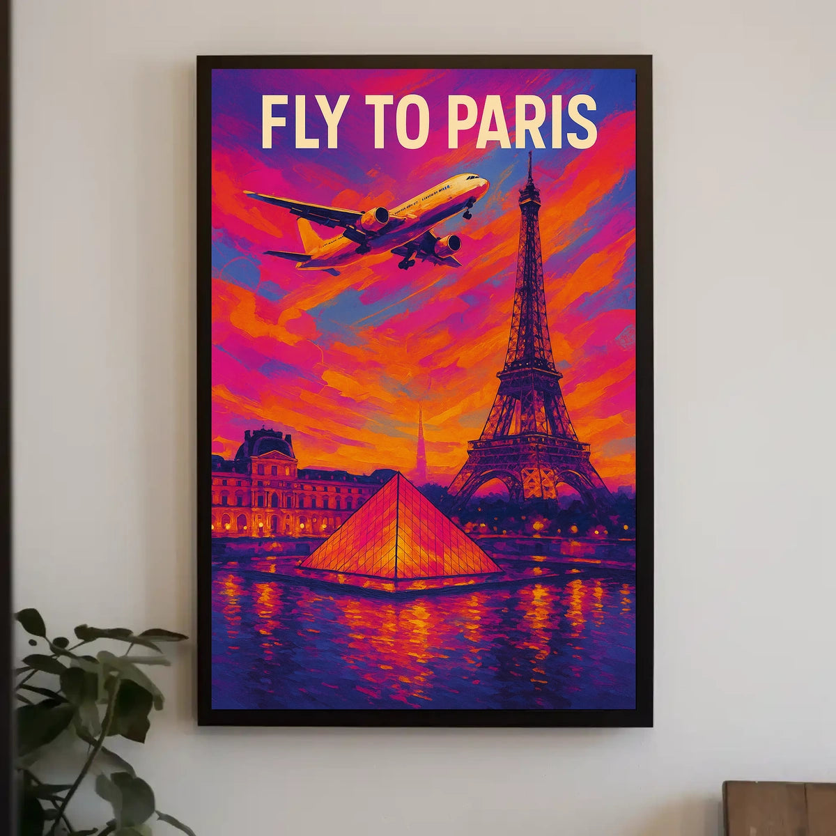 Fly To Paris Poster