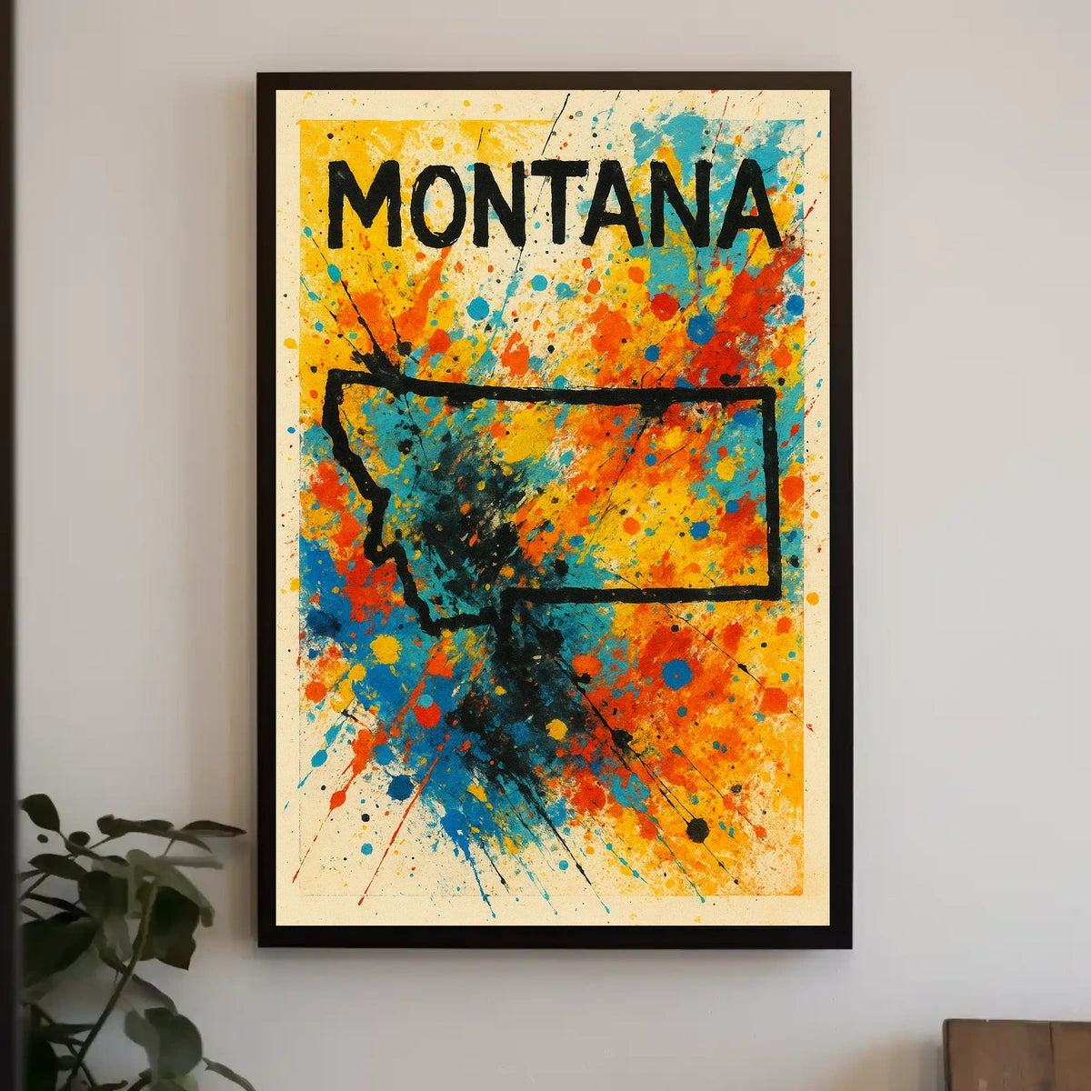 Montana Splash Poster