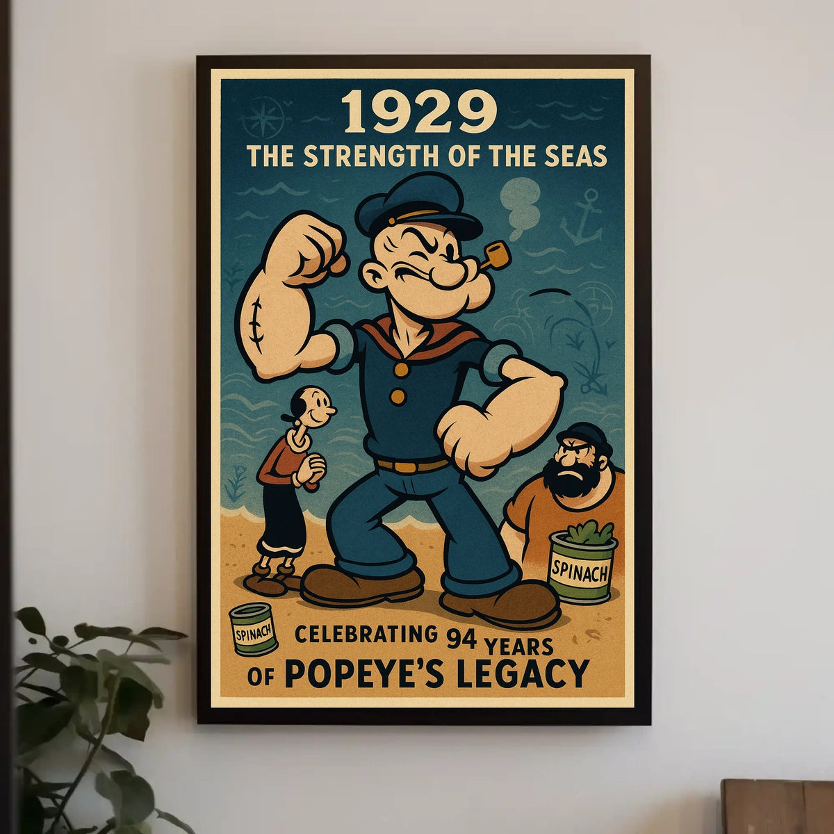 Popeye 1929 Art Poster POP-219