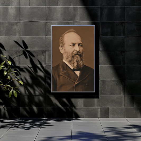 James Garfield 20th President Sepia Photo