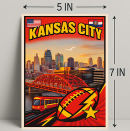 Kansas City Vibes Poster PosterGoat