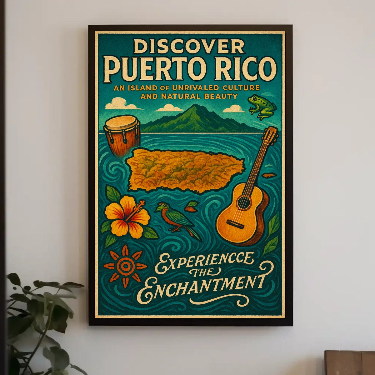 Discover Puerto Rico Poster