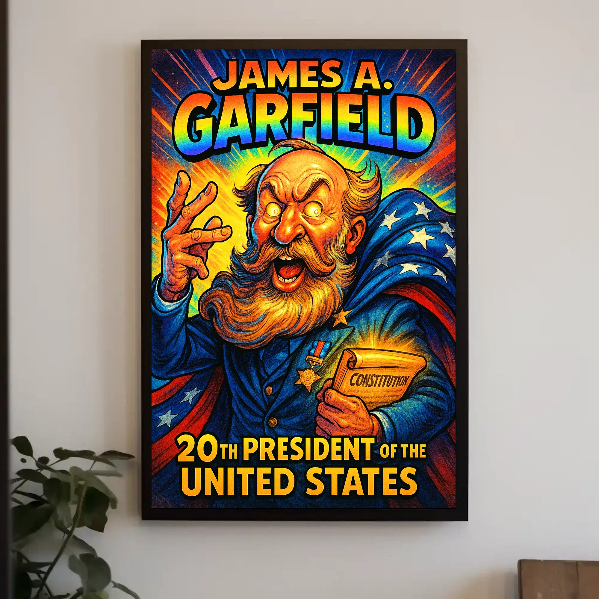 James A. Garfield 20th President Poster PosterGoat