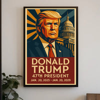 Donald Trump Visionary of The American Dreams Poster