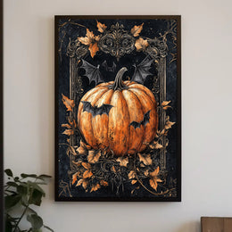 Enchanted Autumn Night Poster