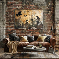 Mystical Gothic Ravens Fantasy Art Poster Print