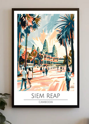 Siem Reap Adventure Travel Poster