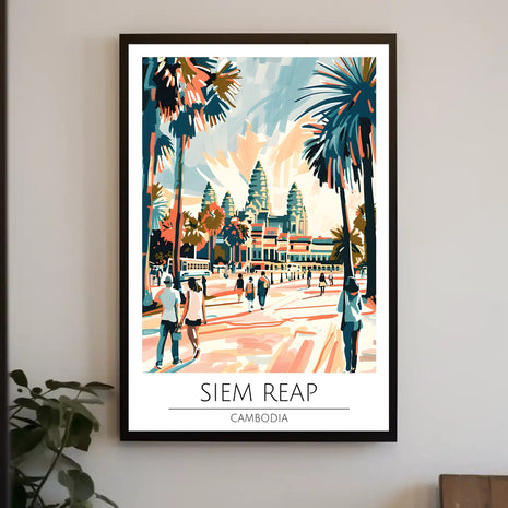Siem Reap Adventure Travel Poster