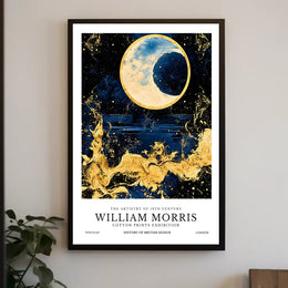 William Morris Cotton Prints Exhibition Poster