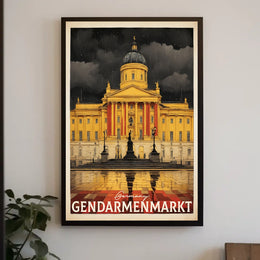 Gendarmenmarkt Architectural Elegance Poster