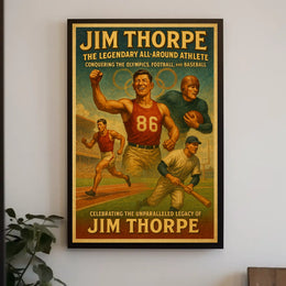 Celebrating the Unmatched Legacy of Jim Thorpe Poster