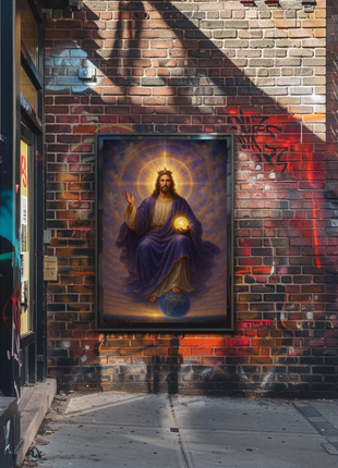Divine Majesty Sacred Art Iconography Poster