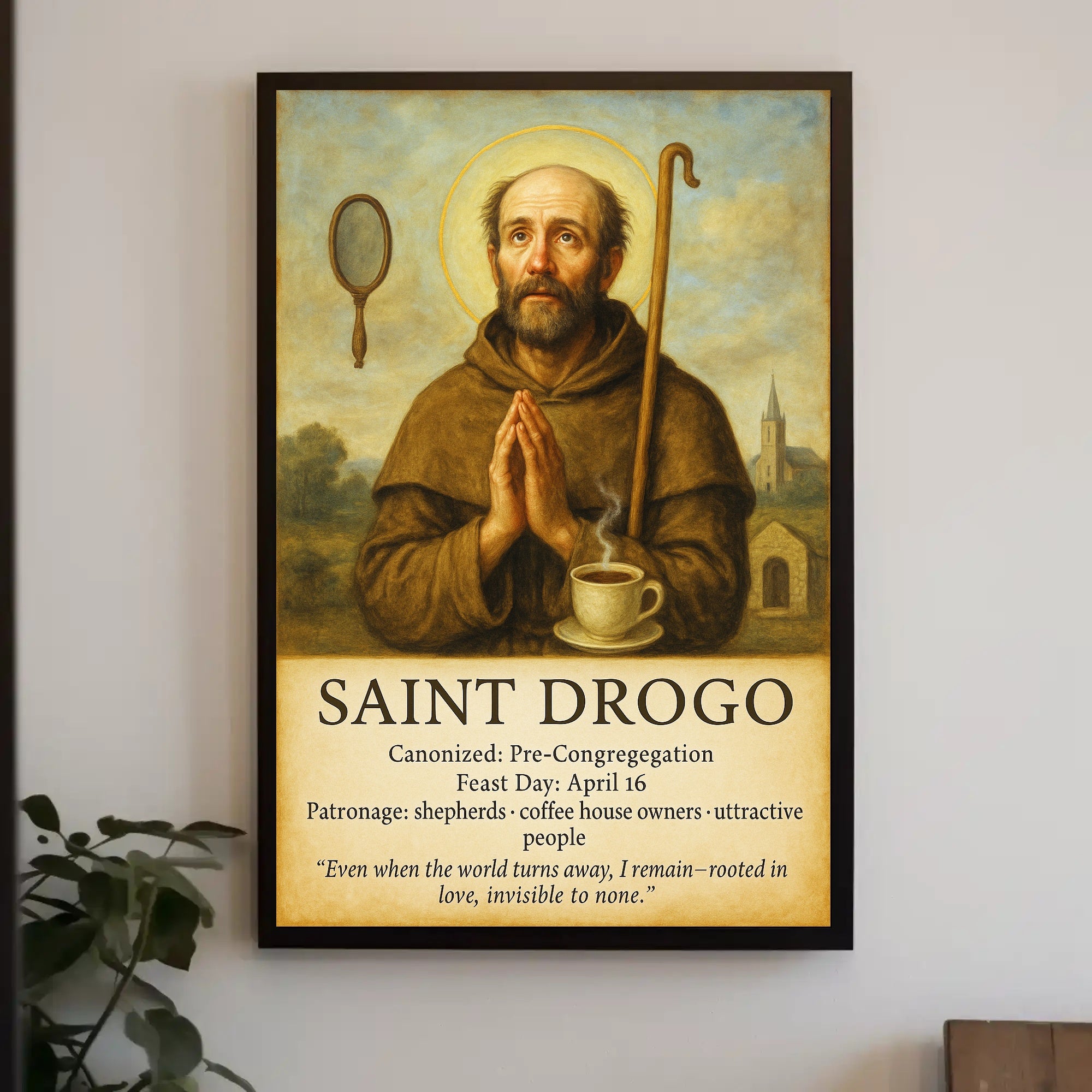 Saint Drogo Poster PosterGoat