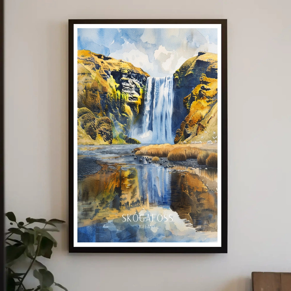 Skógafoss Iceland Poster