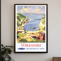 Explore Yorkshire By Train Poster