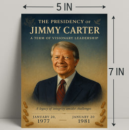 Jimmy Carter Presidential Tribute Photo Tribute Poster PosterGoat