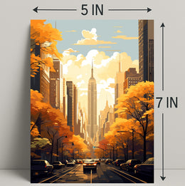 Autumn In The City Poster PosterGoat