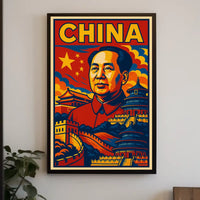 Iconic Leader Of China Poster
