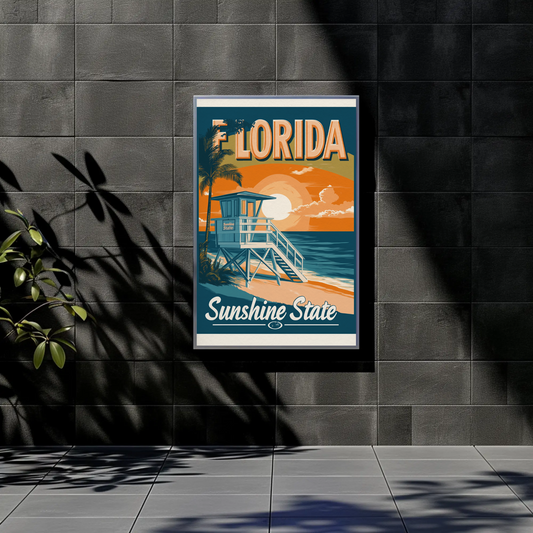 Florida Vintage Poster