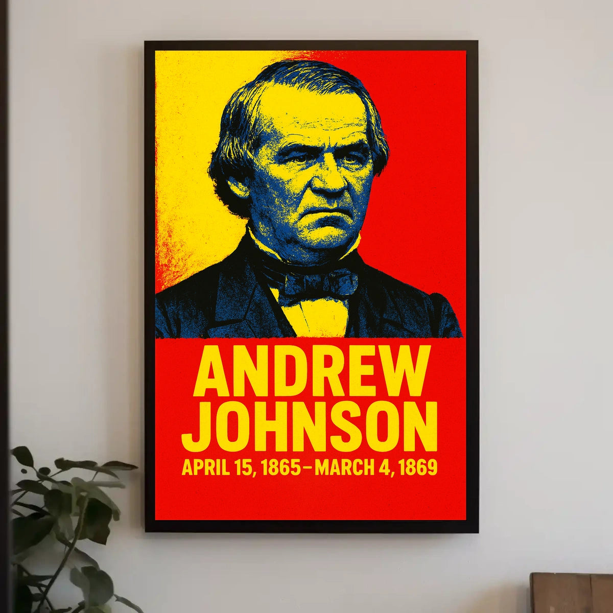 Andrew Johnson 17Th President Poster