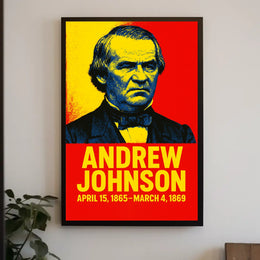 Andrew Johnson 17Th President Poster