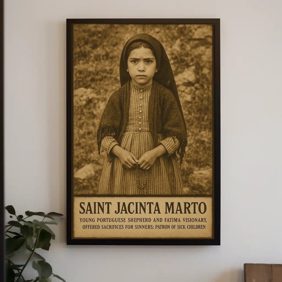 Saint Jacinta Marto Poster