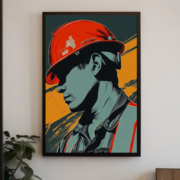 Vintage Cars and Architecture Art Poster