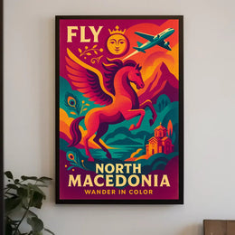 North Macedonia Travel Adventure Poster PosterGoat