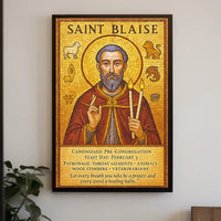 Saint Blaise Poster PosterGoat