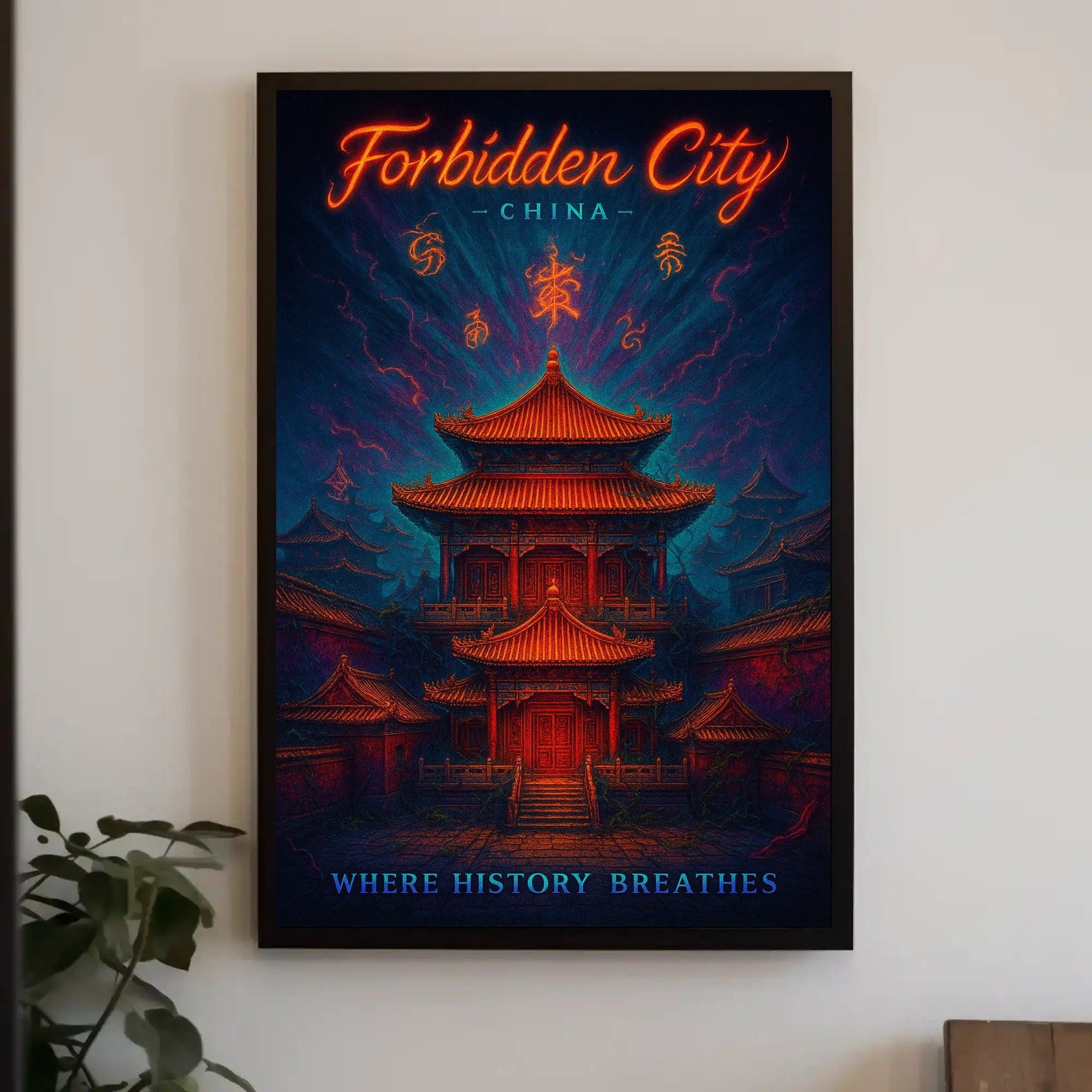 Forbidden City Historic Architecture Cultural or Heritage Poster