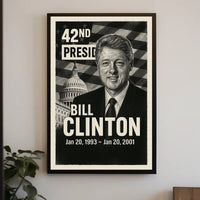 42nd President Patriotic Vintage Political or Propaganda Poster