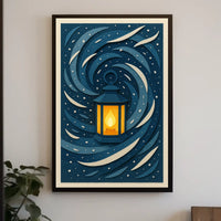 Guiding Light in the Storm Poster