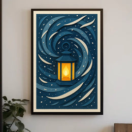 Guiding Light in the Storm Poster