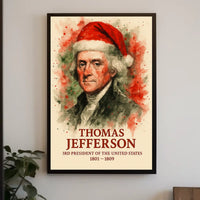 Thomas Jefferson Stylized Historical Presidential Poster