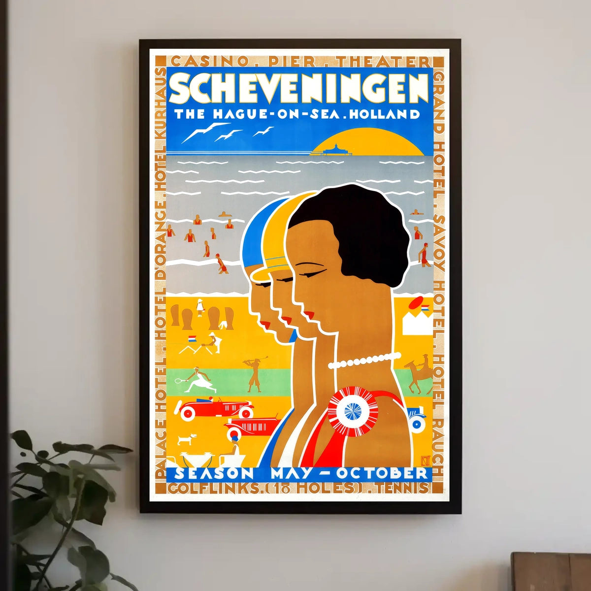 Scheveningen The Hague-On-Sea Poster