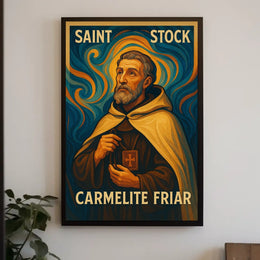Saint Simon Stock Carmelite Friar Poster