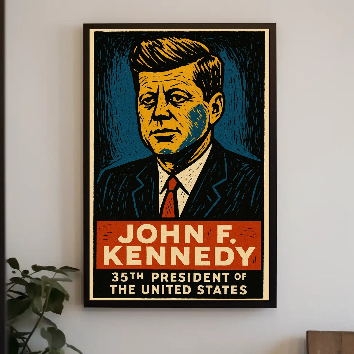 John F. Kennedy 35Th President Poster