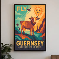 Fly to Guernsey Poster