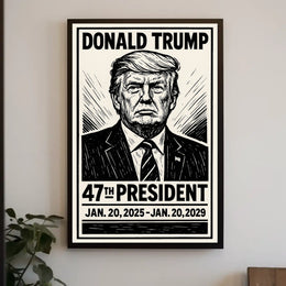 Donald Trump Visionary Statesman of Tomorrow Poster