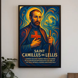Saint Camillus de Lellis Poster