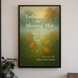 Embrace the Morning Mist Poster