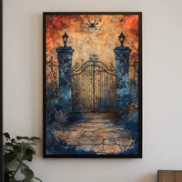 Eerie Gothic Scene Abstract, Artistic, or Pop Culture Poster
