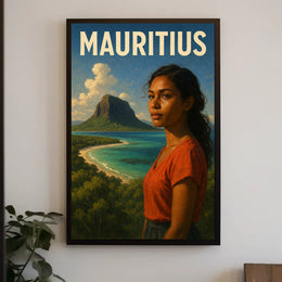 Mauritius Island Serenity Poster