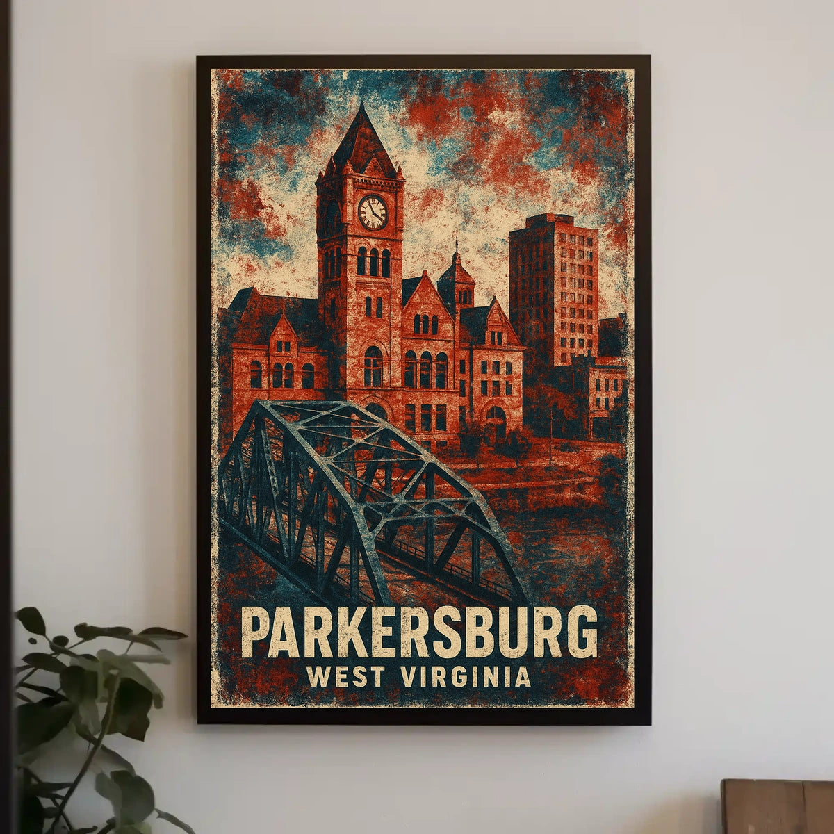 Parkersburg, West Virginia Poster