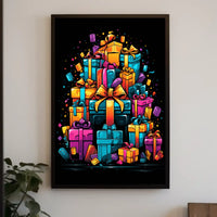 Colorful Gift Extravaganza Poster
