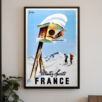 Winter Sports In France Poster