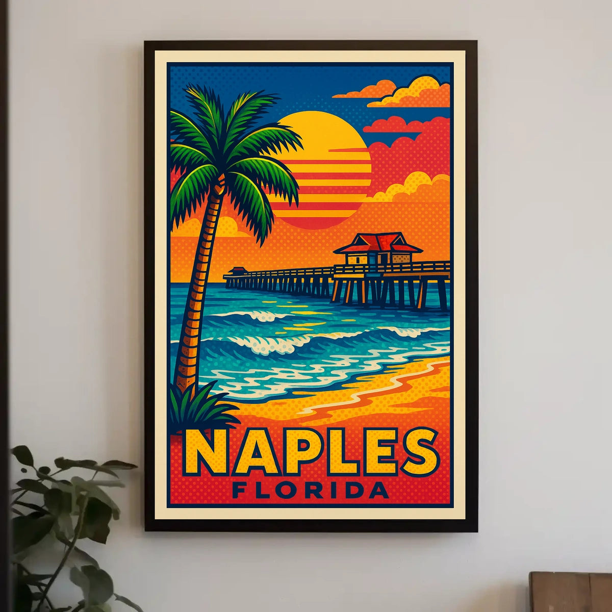 Naples, Florida Tropical Paradise Poster