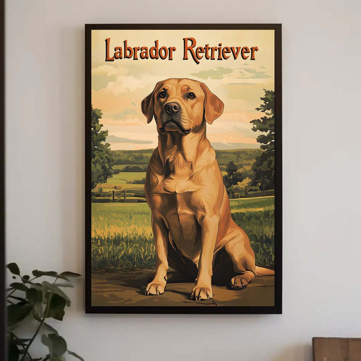 Labrador Retriever Portrait Poster